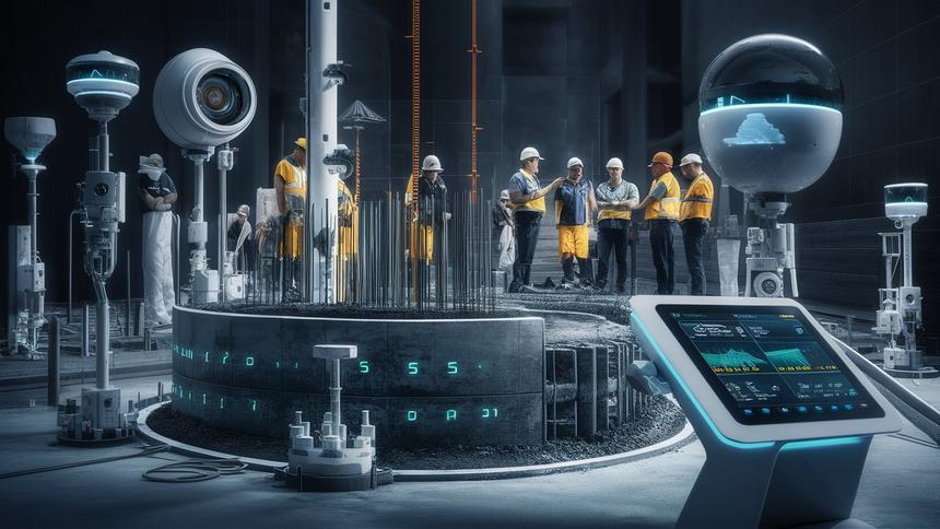 Создана автоматизированная система для контроля процесса бетонирования