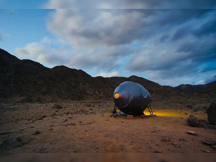 Наземная лаборатория ISRO — это такая надувная среда обитания, которая называется Hab-1