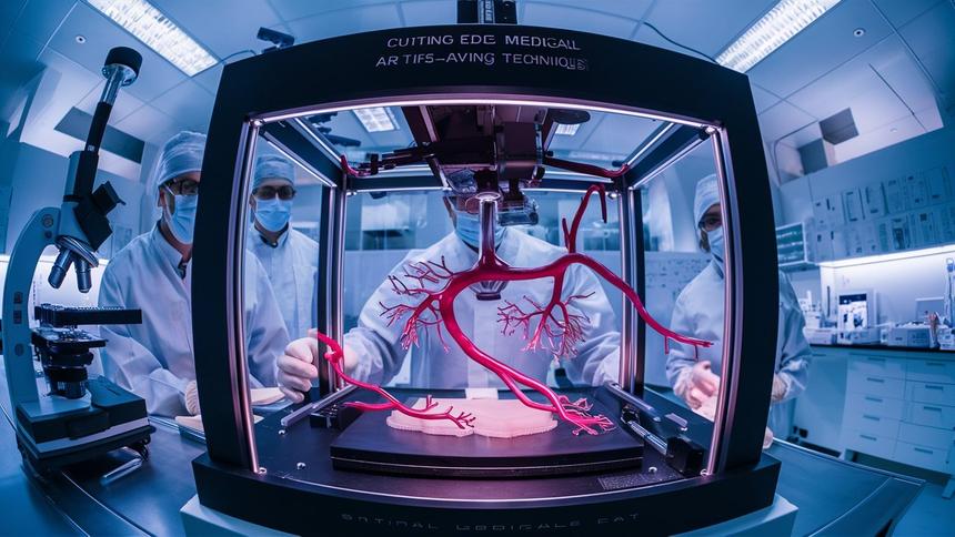 Врачи начали печать на 3D-принтере кровеносные сосуды