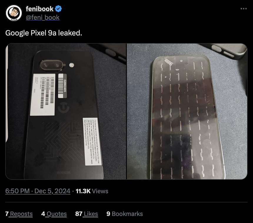 Камера Google Pixel 9A отойдет от «философии» серии — перестанет так выпирать