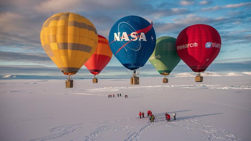 NASA запустила воздушные шары для исследований над Антарктидой