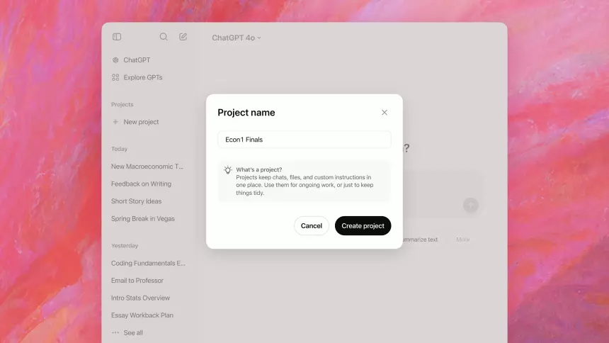 ChatGPT наконец позволит упорядочить чаты с ИИ