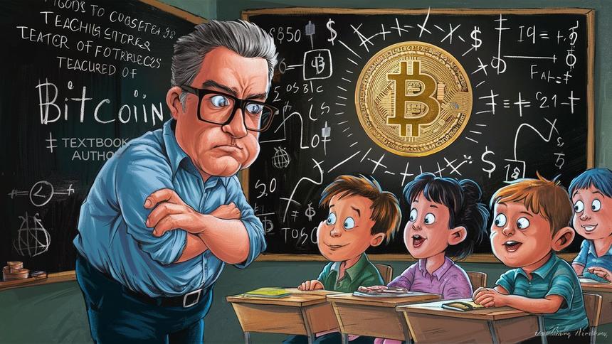 Автор учебников призвал учить детей биткоину