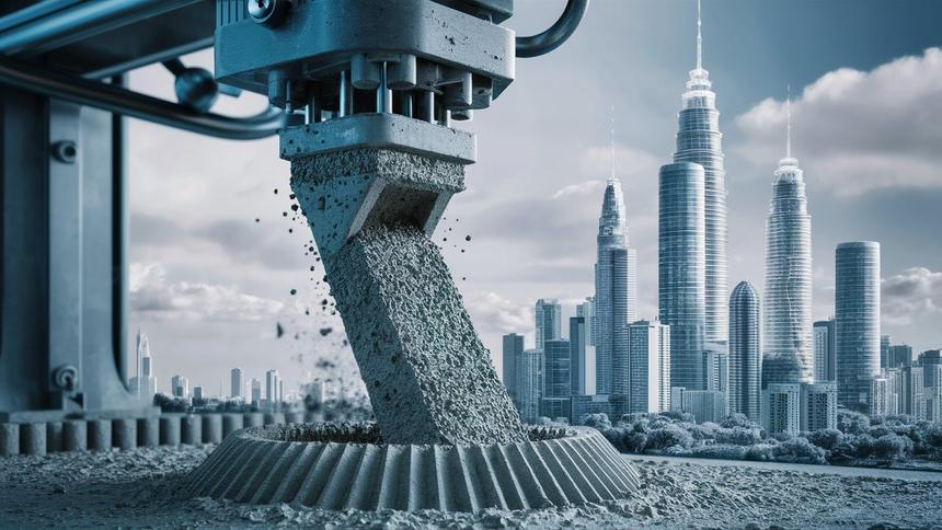 Сингапурские ученые разработали 3D-печать бетона с захватом углекислого газа