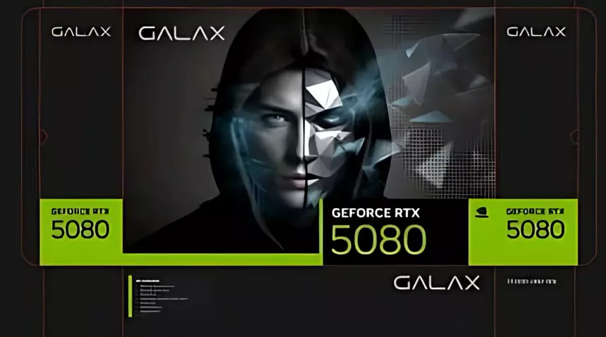Это — фото розничной коробки неанонсированной видеокарты NVIDIA RTX 5080