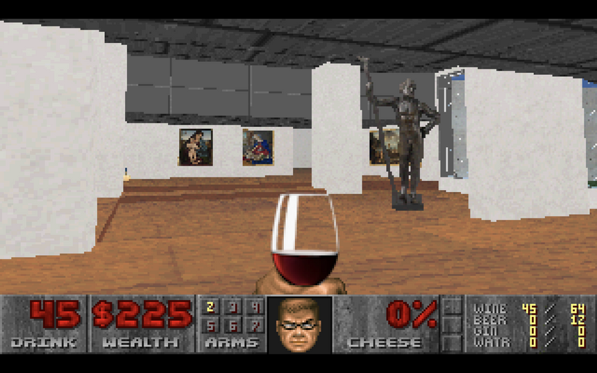 Первый Doom превратили в художественную галерею: где поиграть