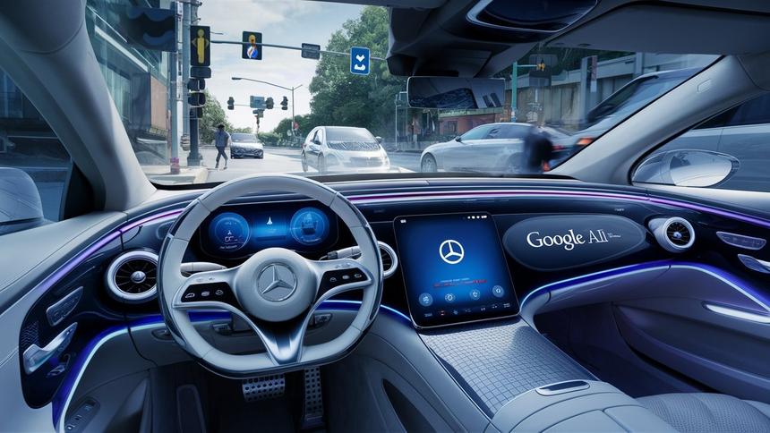 Mercedes-Benz интегрирует ИИ от Google в автомобили