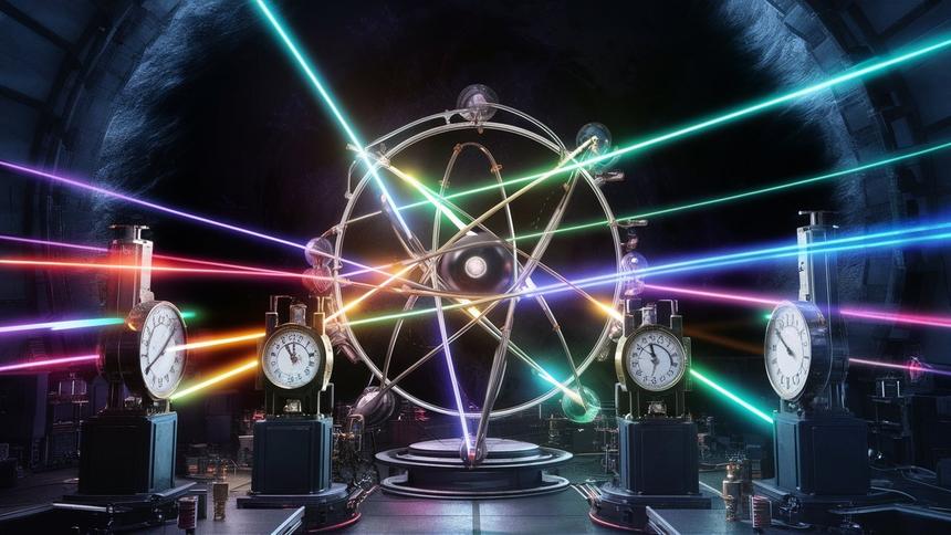 Атомные часы и лазеры помогут в поиске темной материи