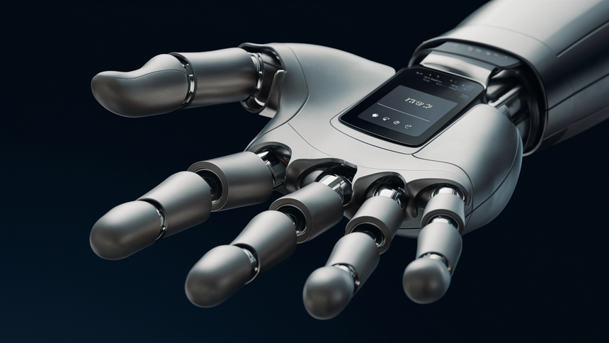 Создан легкий протез руки, выполняющий сложные движения