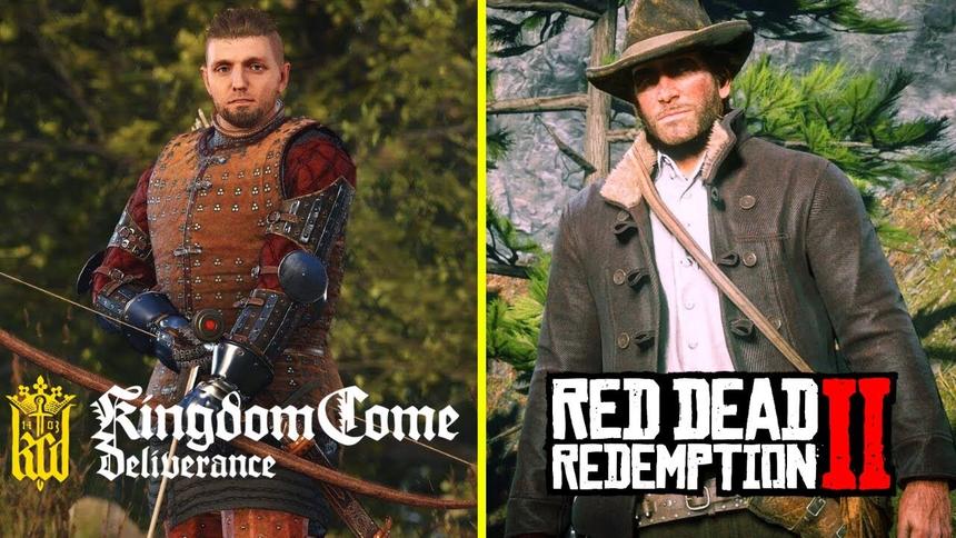 Эксперты сравнили графику Kingdom Come: Deliverance 2 и легендарной Red Dead Redemption 2