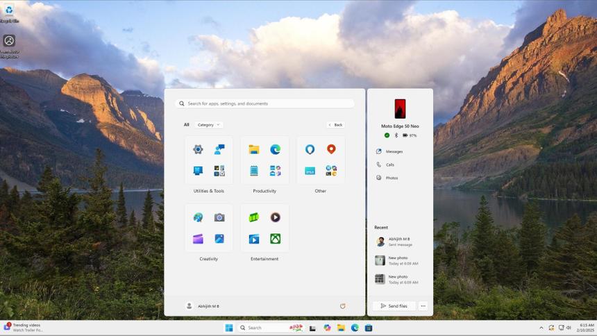 Так будет выглядеть обновленное меню «Пуск» в Windows 11