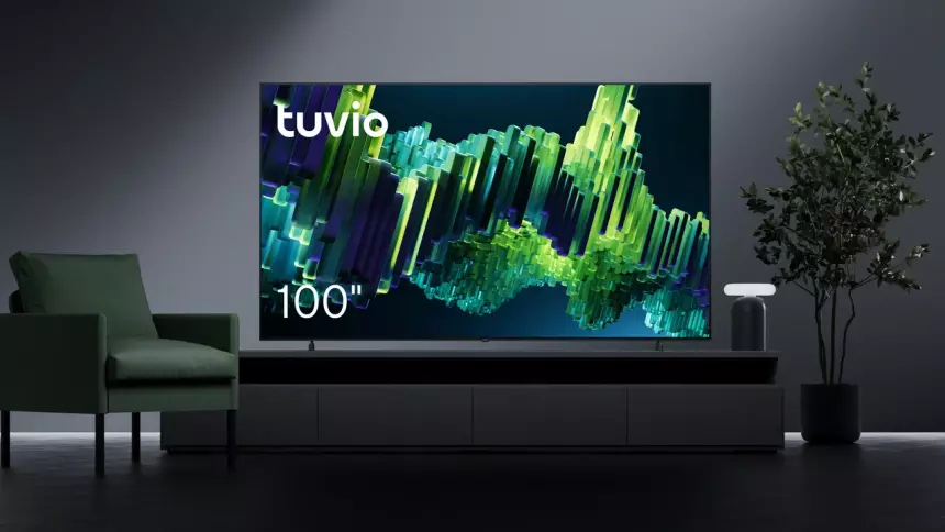 Яндекс представил 100-дюймовый телевизор Tuvio для домашнего кинотеатра