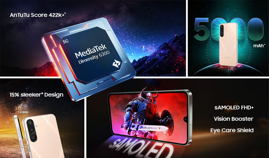 Samsung анонсировала «народные» Galaxy M06 5G и Galaxy M16 5G