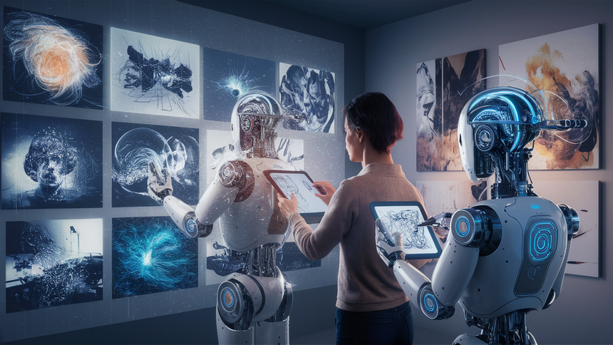 Профессиональные художники креативнее ИИ, показало исследование