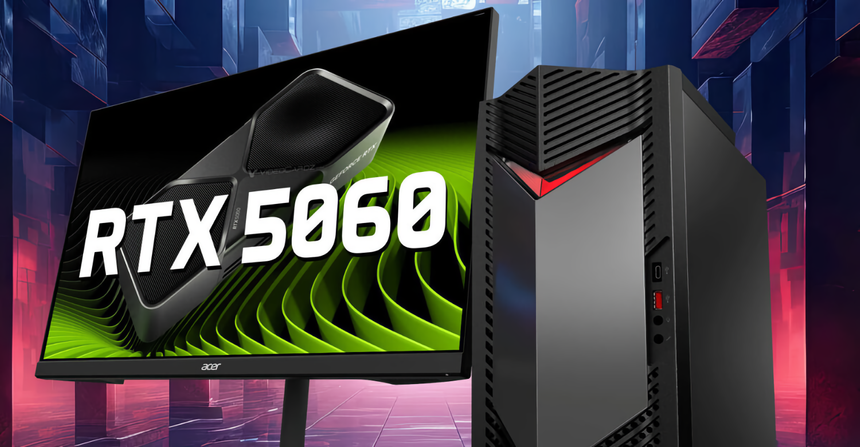 В интернете нашли первый игровой ПК с видеокартой RTX 5060 — его уже можно купить
