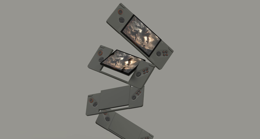 Это Dual Fusion — игровой ноутбук со встроенным аналогом консоли Steam Deck