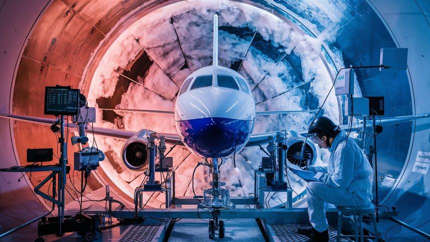 В России изучат обледенения самолетов с помощью аэродинамической трубы