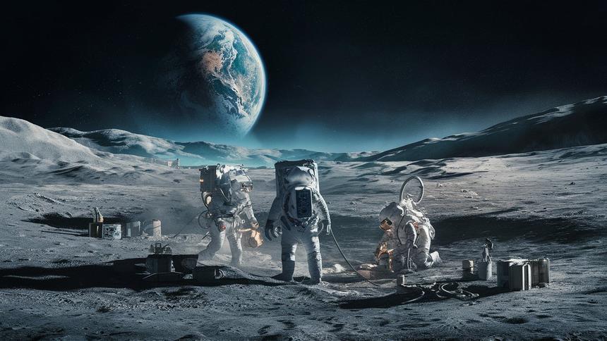 Китай будет печатать кирпичи прямо на Луне из местной грязи