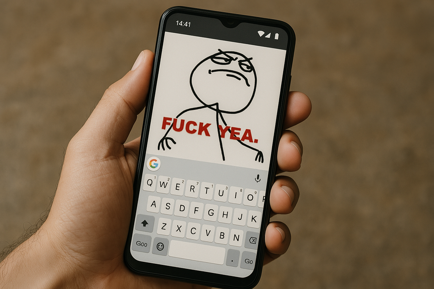 Google начала тестирование генератора мемов прямо в клавиатуре Gboard