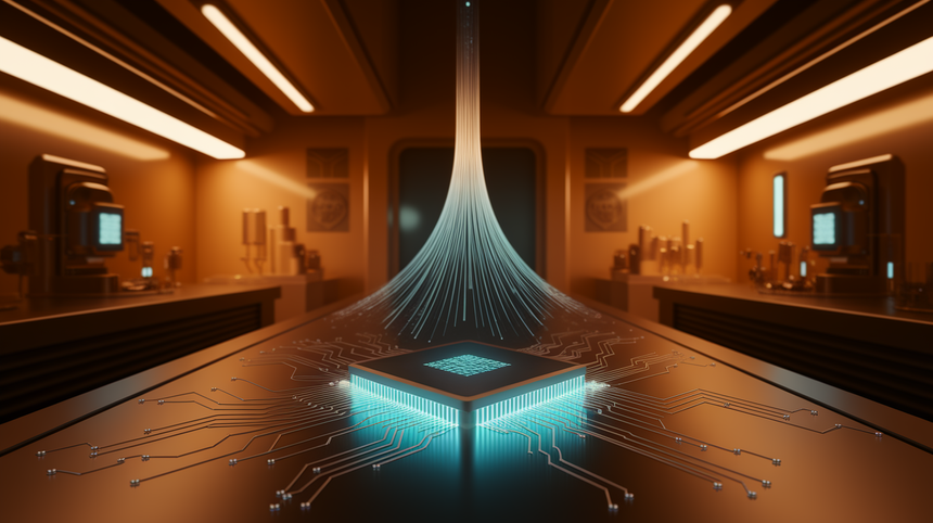 Фотонный чип ускорит обучение ИИ при помощи света