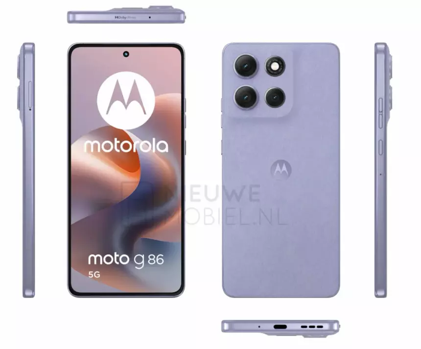 Рендеры Motorola Moto G86 раскрыли новый дизайн и загадочный слот