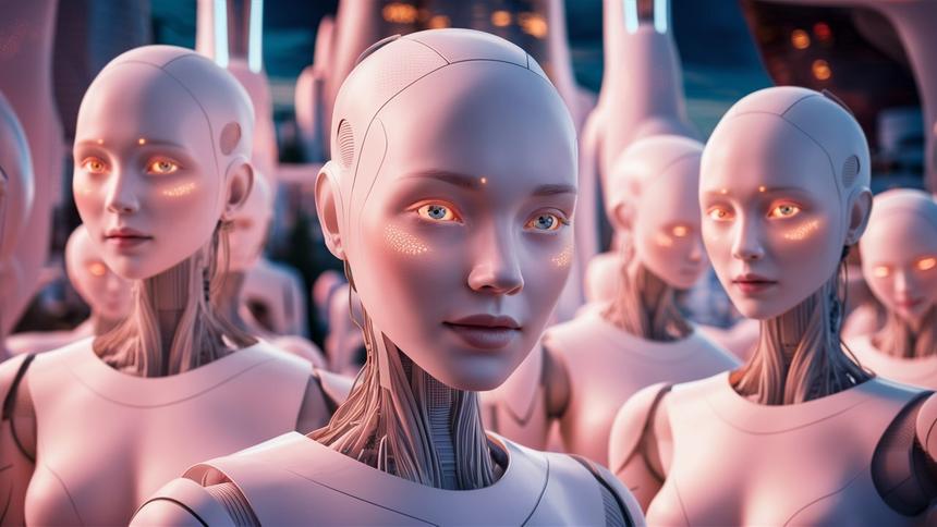 Роботы пробежали полумарафон с людьми в Пекине