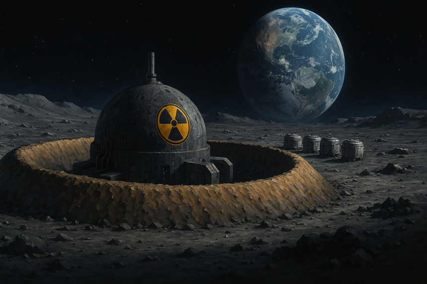 Насколько реально создать АЭС на безжизненной Луне? У российских инженеров есть ответ