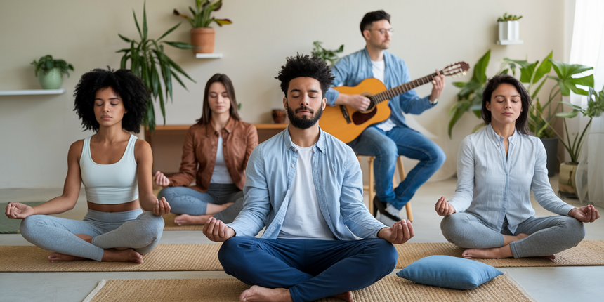 Исследование: музыка и медитация помогли при тревоге и депрессии