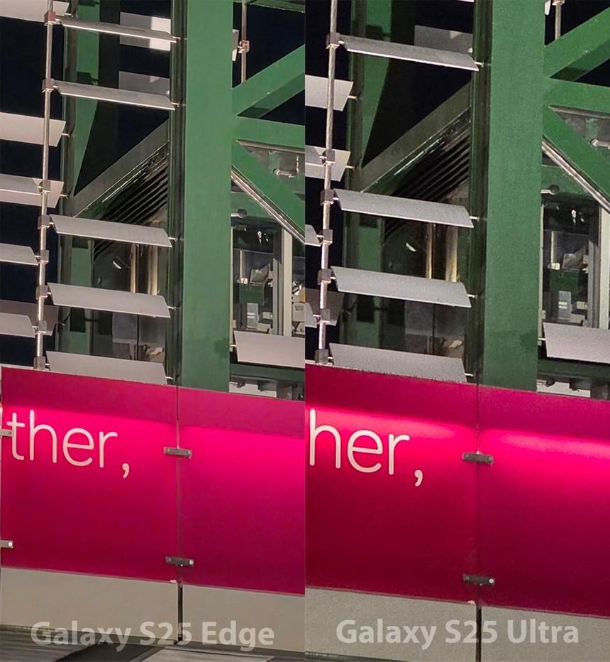 4-кратный зум в Galaxy S25 Edge оказался качественнее, чем в Galaxy S25 Ultra