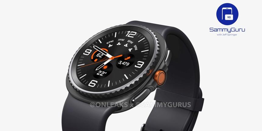 Часы Galaxy 8 Classic получат корпус с вращающимся безелем и третьей кнопкой