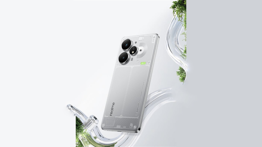 Realme официально показала свой «прозрачный» дизайн смартфона Neo 7 Turbo