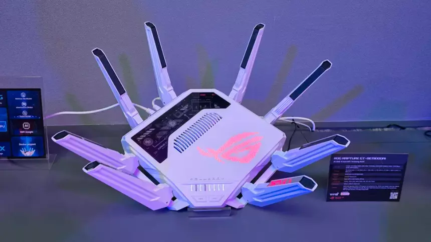 Asus представила игровые роутеры с Wi-Fi 7 и девятью 2,5 GbE портами