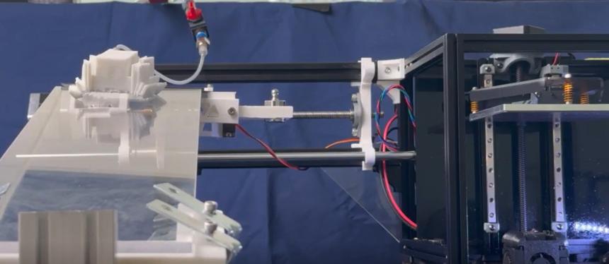 Учёные разработали мягких роботов, выползающих из 3D-принтера после печати