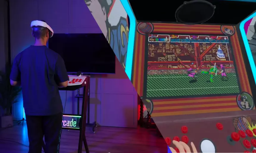 X-Arcade представила контроллер для VR, изображающий аркадные автоматы