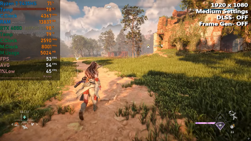 Игровой ноутбук Lenovo LOQ с RTX 4050 испытали в современных играх