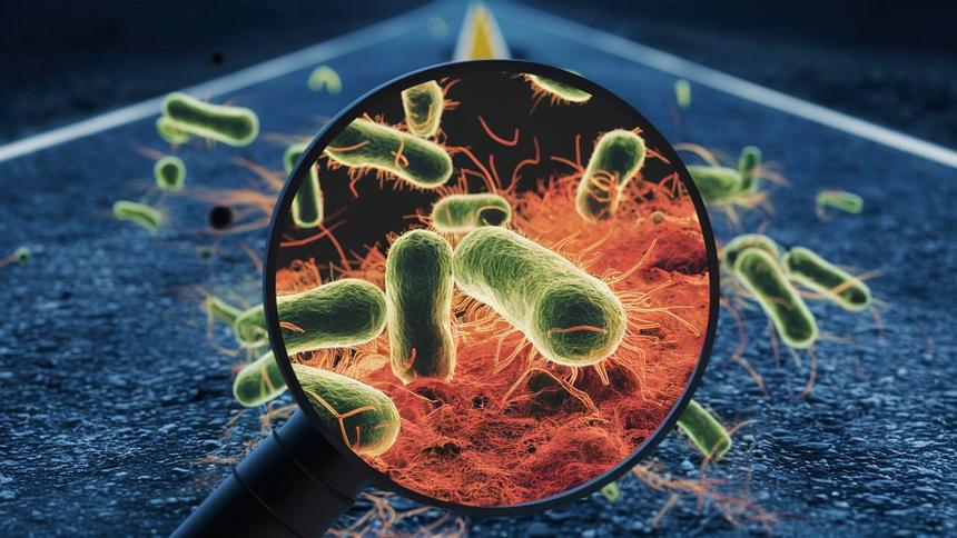 В Новосибирске начали использовать бактерии против пыли на дорогах