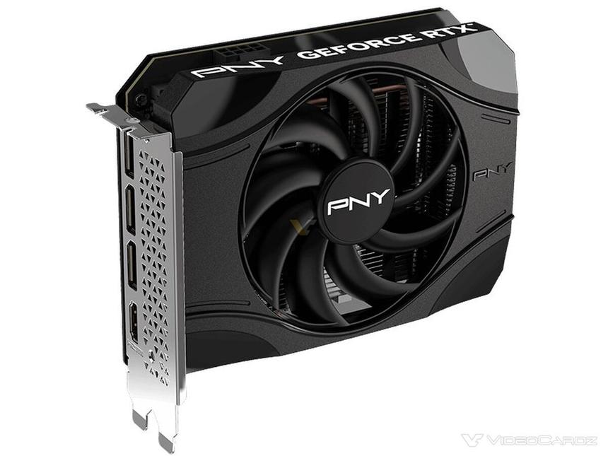 PNY представила самую компактную RTX 5050 — всего 147 мм и один вентилятор