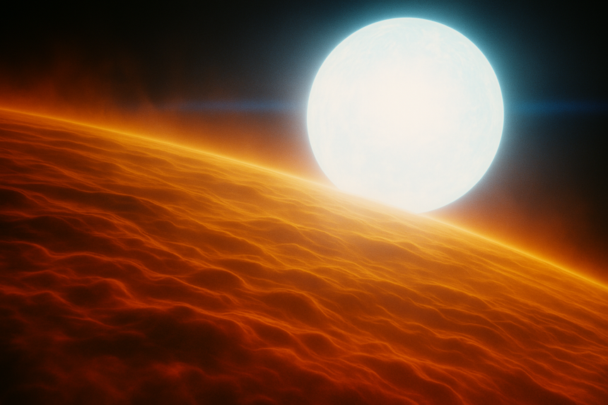 Как раскалить планету до 10 000 градусов? Сибирские физики разгадали загадку самой горячей экзопланеты