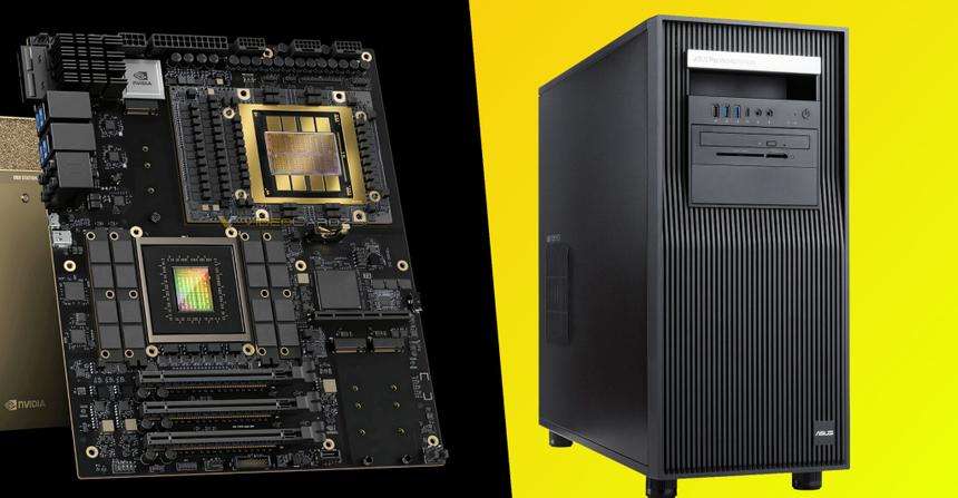 Asus представила компьютер на базе NVIDIA GB300 Blackwell Ultra — 784 ГБ памяти и Grace CPU