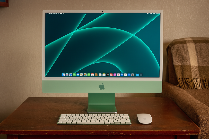 Apple хотела вернуть логотип с яблоком под экраном iMac M4, но передумала