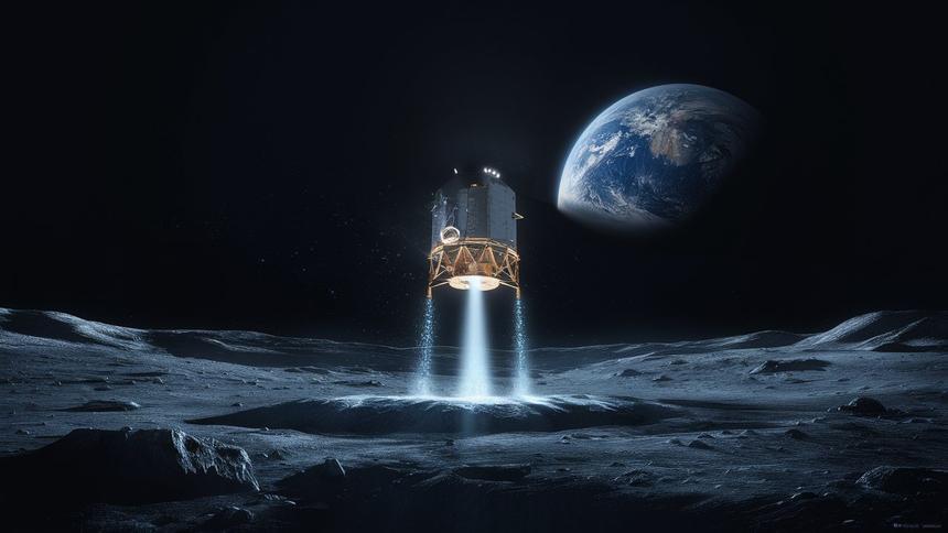 Водород поможет российским роботам исследовать тёмные кратеры на Луне