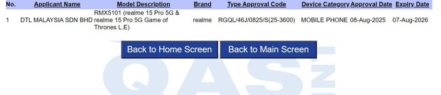 Realme 15 Pro получит лимитированную версию в стиле «Игры престолов»