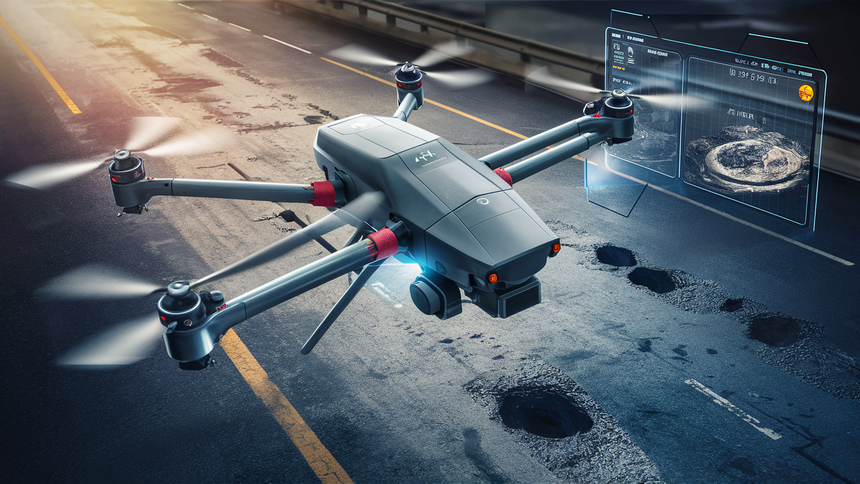 В России создадут ИИ-систему для выявления ям и повреждений на дорогах