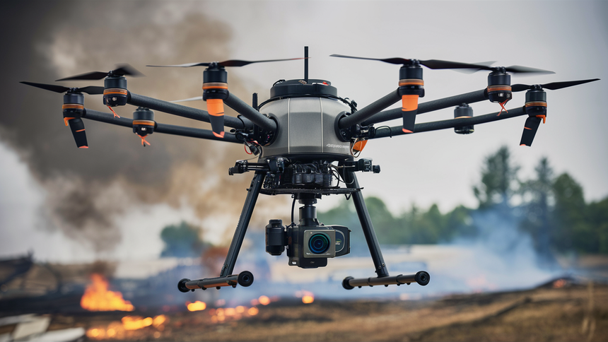 В России представили полностью отечественный дрон «Ветер. Спасатель»