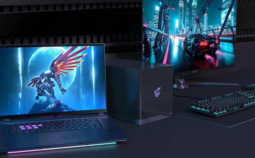 GIGABYTE представила первую в мире внешнюю видеокарту с водяным охлаждением AORUS RTX 5090 AI BOX