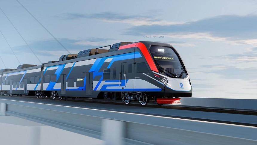 «Трансмашхолдинг» показал дизайн первого российского водородного поезда