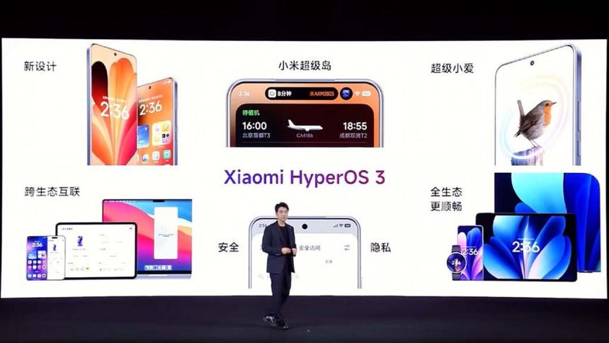 Xiaomi представила HyperOS 3.0 на базе Android 16 — бета стартует уже 29 августа