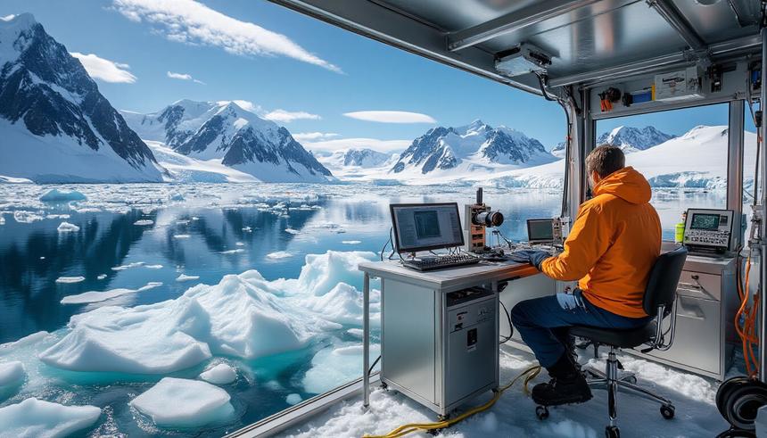 Дрейфующую станцию в Арктике переместили на новую льдину