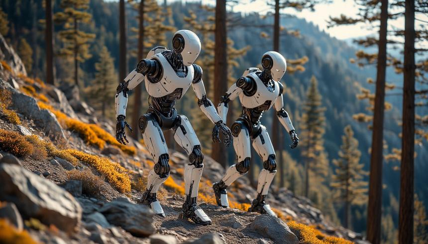 Гуманоидные роботы научились автономно передвигаться по сложной местности