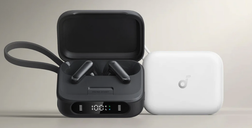 soundcore P41i: наушники с кейсом‑пауэрбанком и зарядкой для смартфона